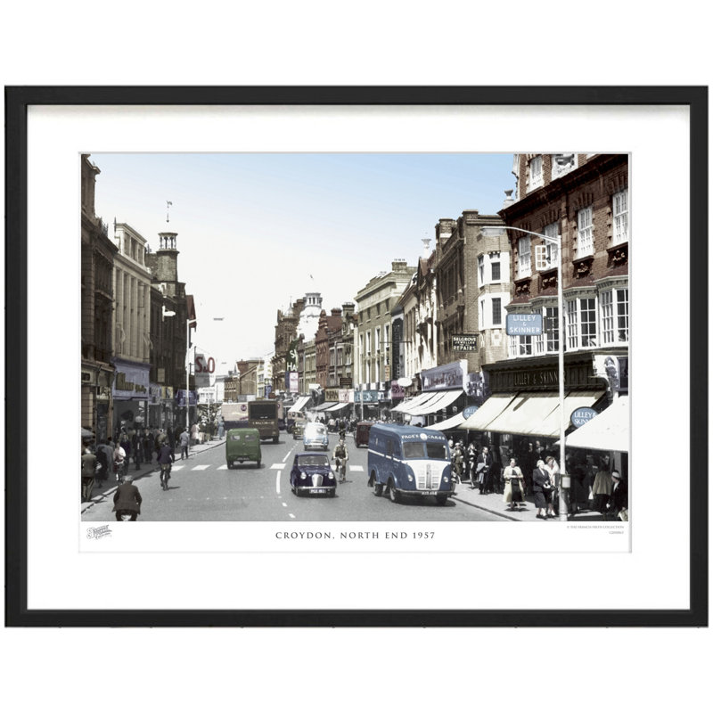 Croydon, North End 1957 by Francis Frith - Single Picture Frame Print, 45cm H x 60cm W x 2.3cm D