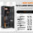 10-12 Gun Safe,Fingerprint Gun Safes for Home Rifle and Pistols,Large Gun Cabinets for Rifles and Shotguns with Scope,Long Rifle Safe with Adjustable Shelves and Gun Racks,Unassembled