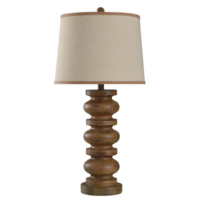 Lampe de table Abbott - abat-jour blanc