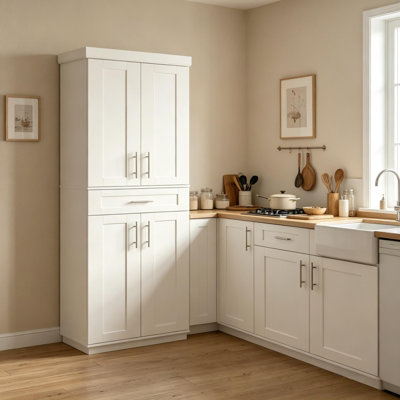 Spacious Freestanding Storage Cabinet