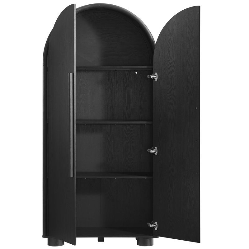 Armoire de rangement haute Bellamy, Black