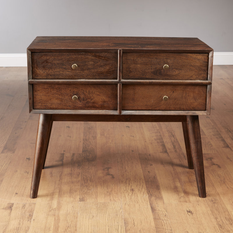 Blodgett 4-Drawer Accent Chest, Walnut