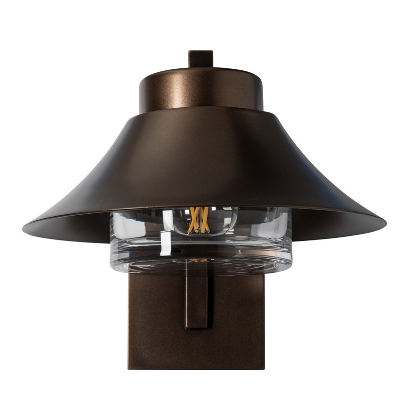 Stowe Outdoor Wall Sconce, 10" H x 11.5" W x 13.1" D, Coastal Bronze