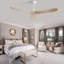 Ventilateur de plafond Kymisha 60