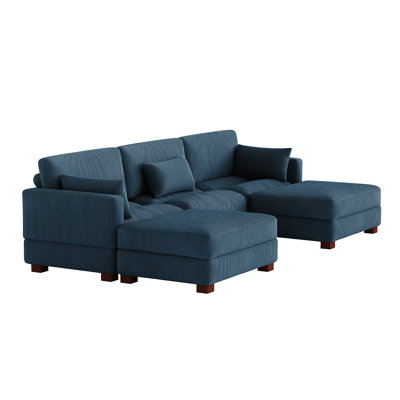 Maelina U-Shaped Corduroy Modular Sectional