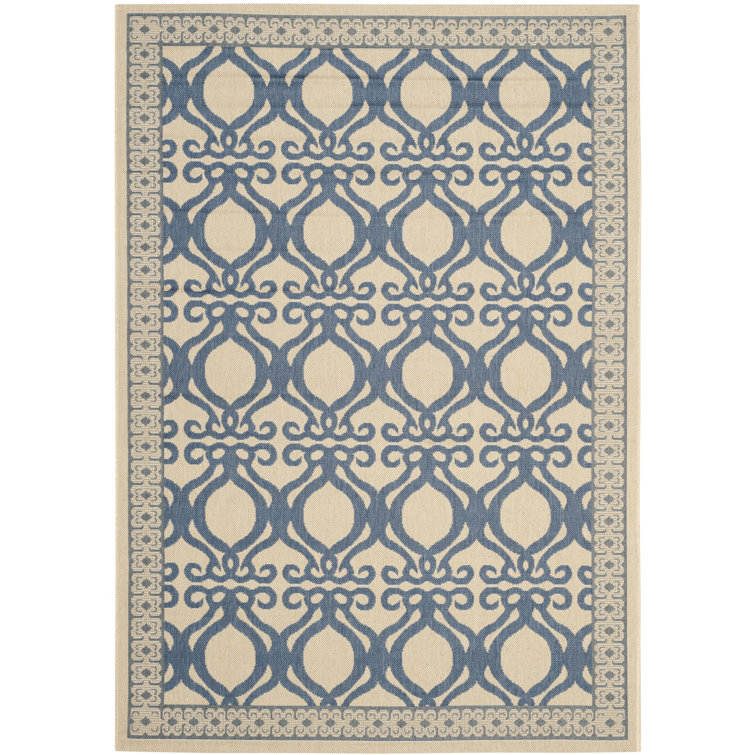 Claudis Performance Geometric Indoor/Outdoor Area Rug