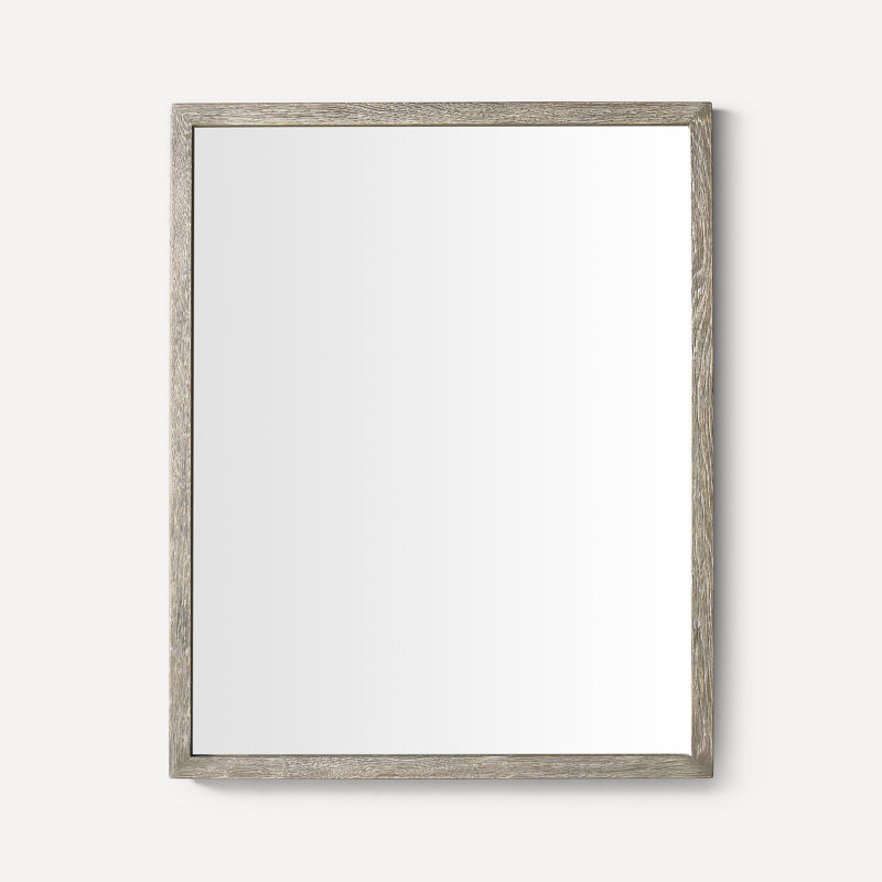 Miroir d'appoint Traditional, Gris clair, 40 po x 24 po