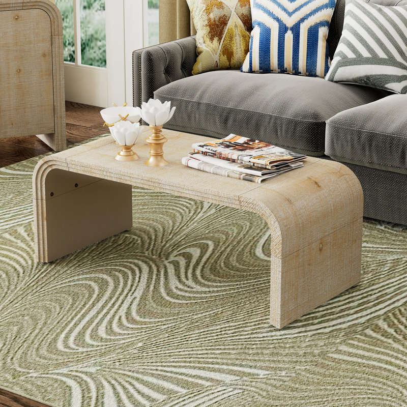 Gerald Vintage Crafted Coffee Table, Natural