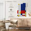 Géométrique «Mondrian II» sur toile-1534421113