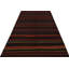 Vintage Hand Knotted Wool Striped Area Rug-514095119