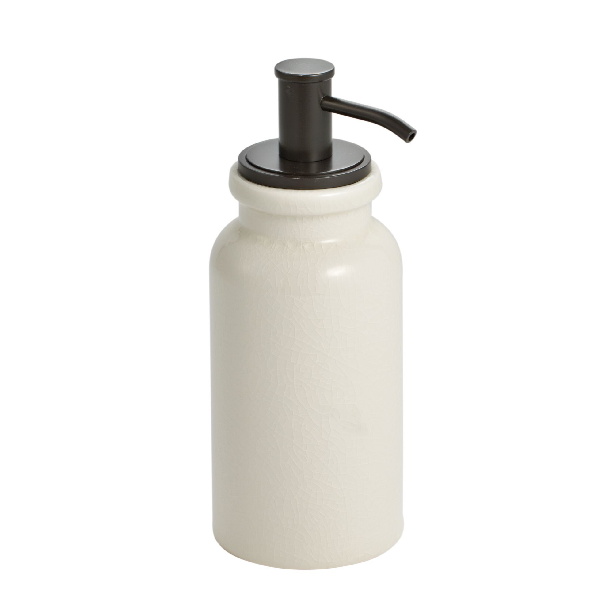 iDesign Westport Ceramic Soap Dispenser Pump for Kitchen, Bathroom ...