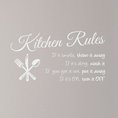 Text & Numbers Non-Wall Damaging Wall Decal