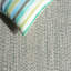 Tapis bleu foncé / ivoire tissé à la main Trombetta-1958353487-2001773976