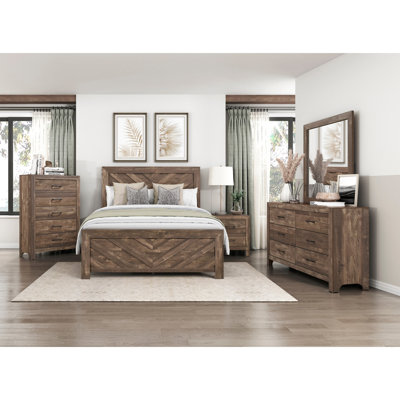 Mobilier de chambre à coucher en bois 1pc