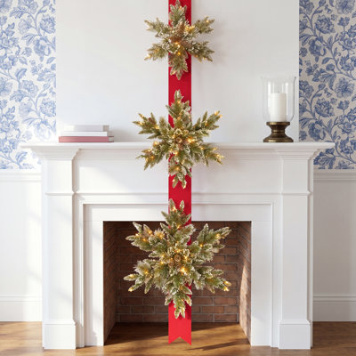Guirlande de Noël 77 "pré-éclairée