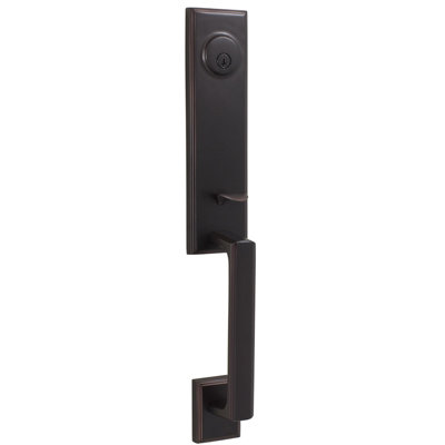 Woodward Handle With Deadbolt Reversible Entry Set