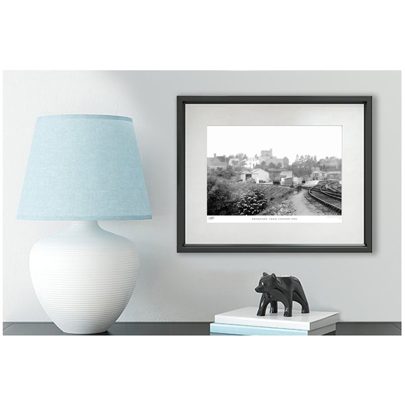 Bromyard, From Station 1906 by Francis Frith - Single Picture Frame Print, 40cm H x 50cm W x 2.3cm D