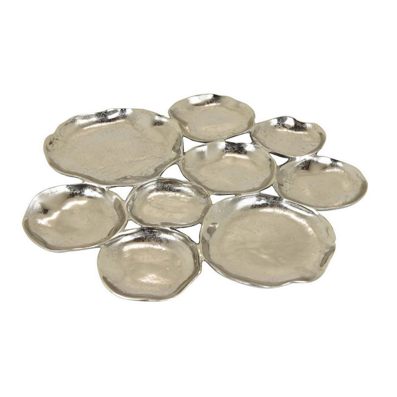 Accent en métal Howser 9, Argent argent