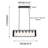 Edgerin 6 - Light Matte Black Lantern Pendant