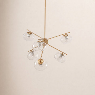 Vincenza 6 - Light Dimmable Sputnik Chandelier
