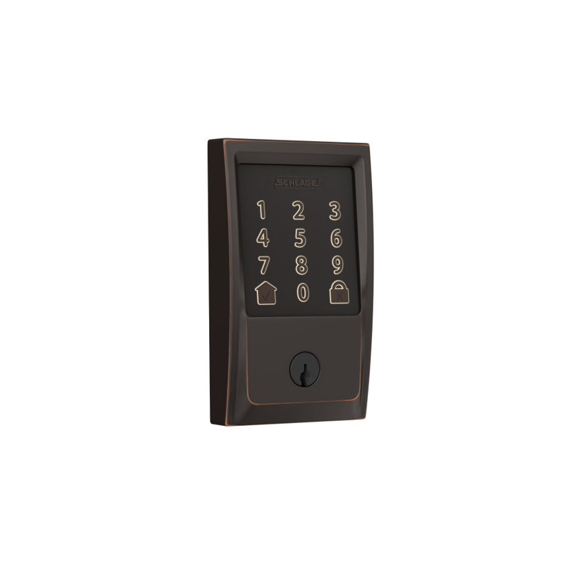 Encode Smart WiFi Deadbolt with Century Trim, Yes, Aged Bronze