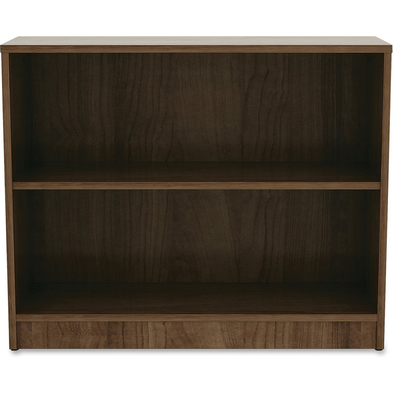 Orlanda Bookcase, Walnut, (2 Shelves) 29.5" H x 36" W x 12" D
