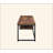 Bob Weathered Oak & Black Metal Finish TV Stand