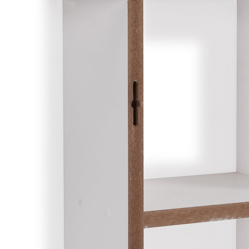 Suffield 4 Piece Accent Shelf, White