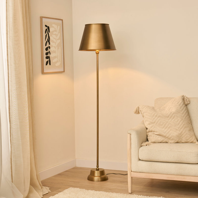 136cm Bronzed Traditional Floor Lamp