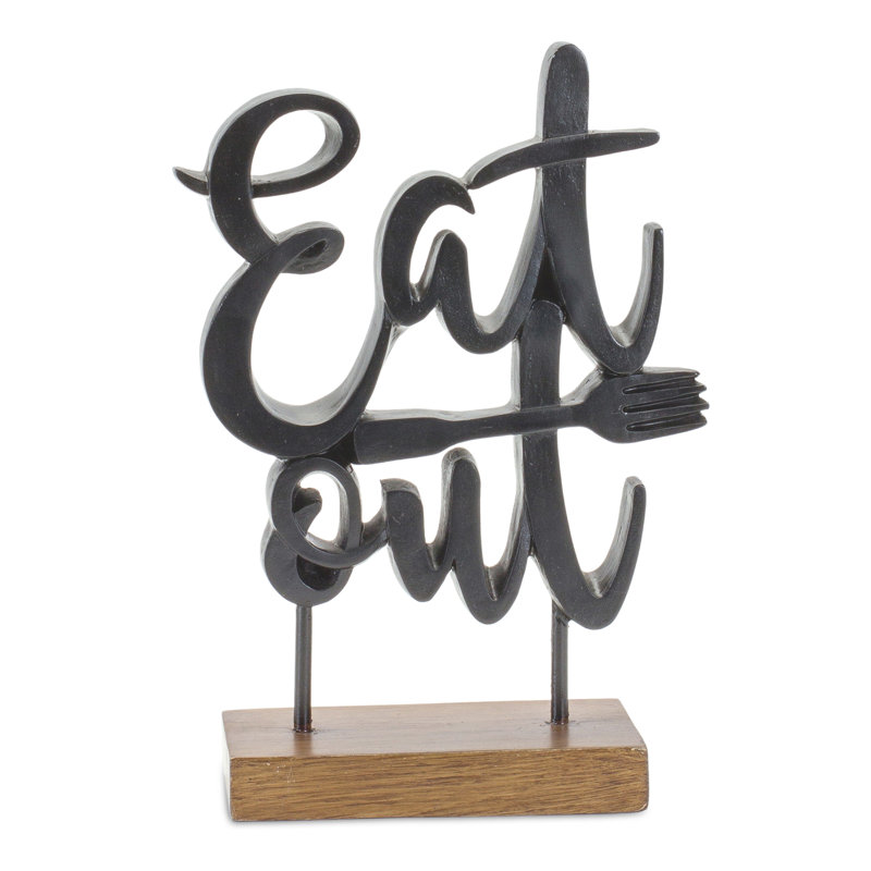 Trinx Dimitricus Resin Eat Out Sign
