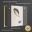 Luxueux aluminium encadré, ensemble de 3 reproductions d'art encadrées sur toile-53390276-53390297