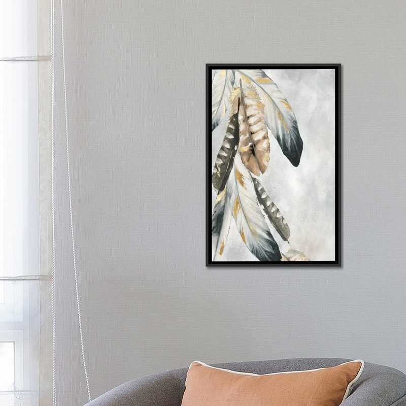 «Golden Bunch», reproduction sur toile, H 26 po x l 18 po x P 1,5 po, Toile avec cadre noir, Pas de tapis