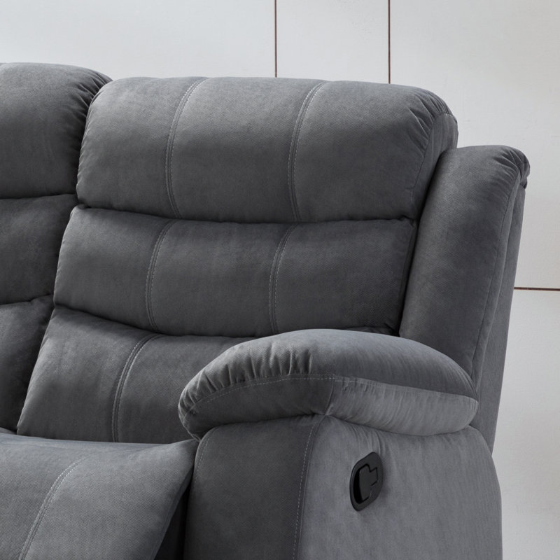 Kingstowne Upholstered 59'' Reclining Loveseat