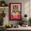 Tiger Face Forward Modern - Print-136784263-136784264