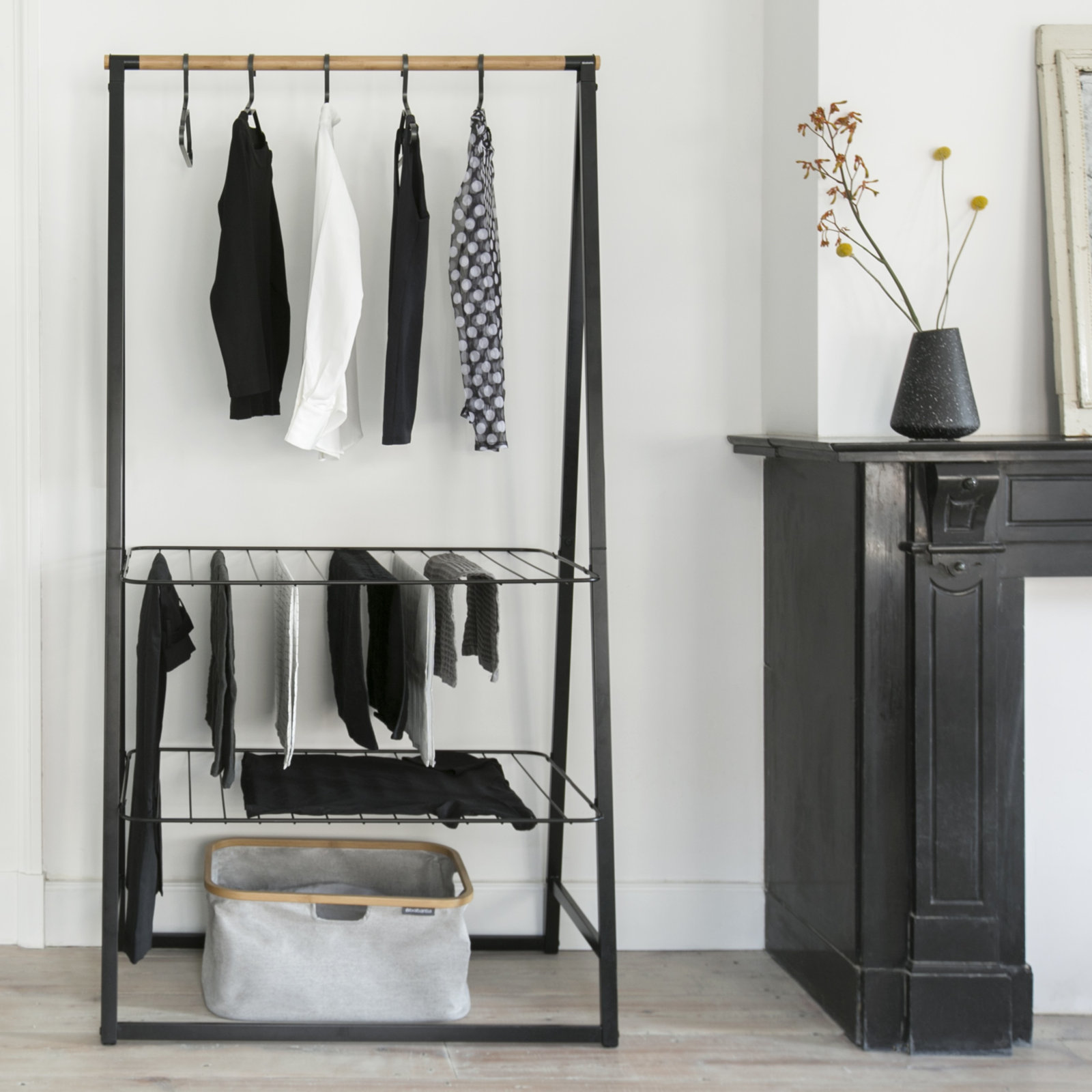 Brabantia Linn Garment Rack, Black