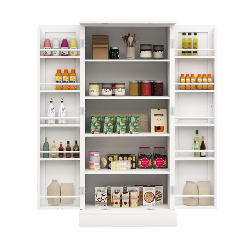 Buffet 50 po à DEL avec garde-manger autoportant 50 po avec 2 portes et tablettes réglables. Pour la cuisine, le salon, la salle à manger. Espace de rangement généreux pour l'espace. Espace généreux