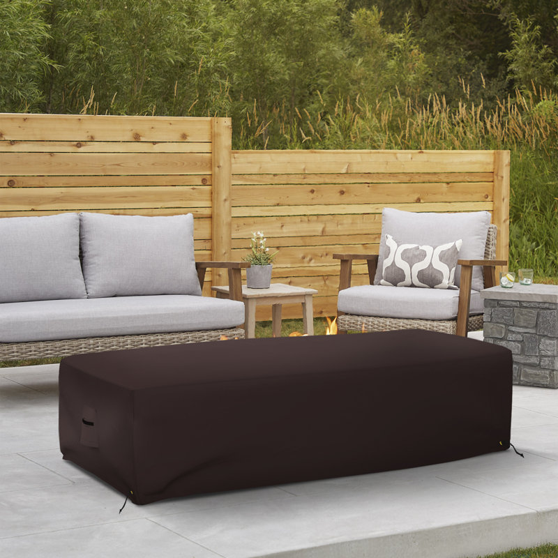 Outdoor Cover, 43.2cm H x 81.3cm W x 55.9cm D, Coffee