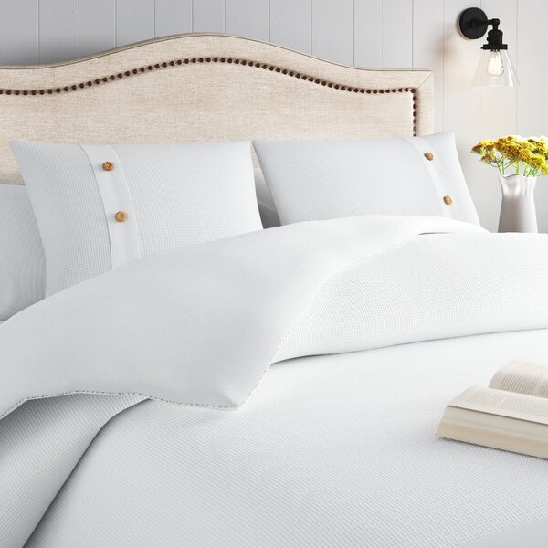 Birch Lane™ Abner Modern & Contemporary Cotton Waffle Comforter Set & Reviews | Wayfair