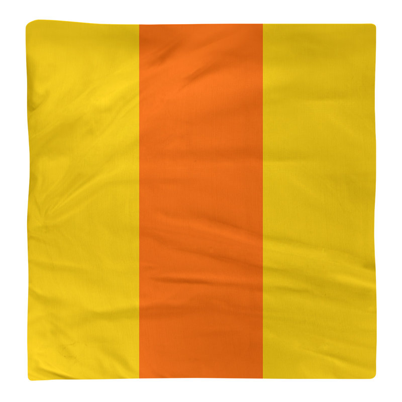Serviette de coton 22" miami dîner, Jaune et orange