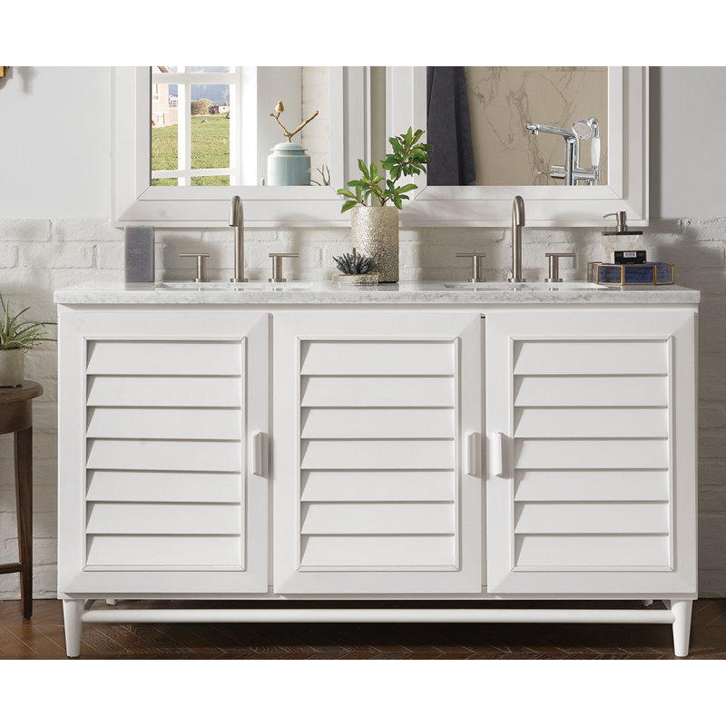 Broeder 60'' W Double Vanity, Phantome Eclos, Widespread