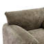 Fauteuil surdimensionné en chenille moderne pour une détente sans effort