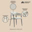 Chaise de salle à manger en avoine-751223677