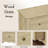 31.49" Wave Design 3-Drawer Nightstand