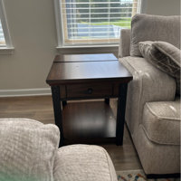 Kennemer End Table with Storage and Built-In Outlets