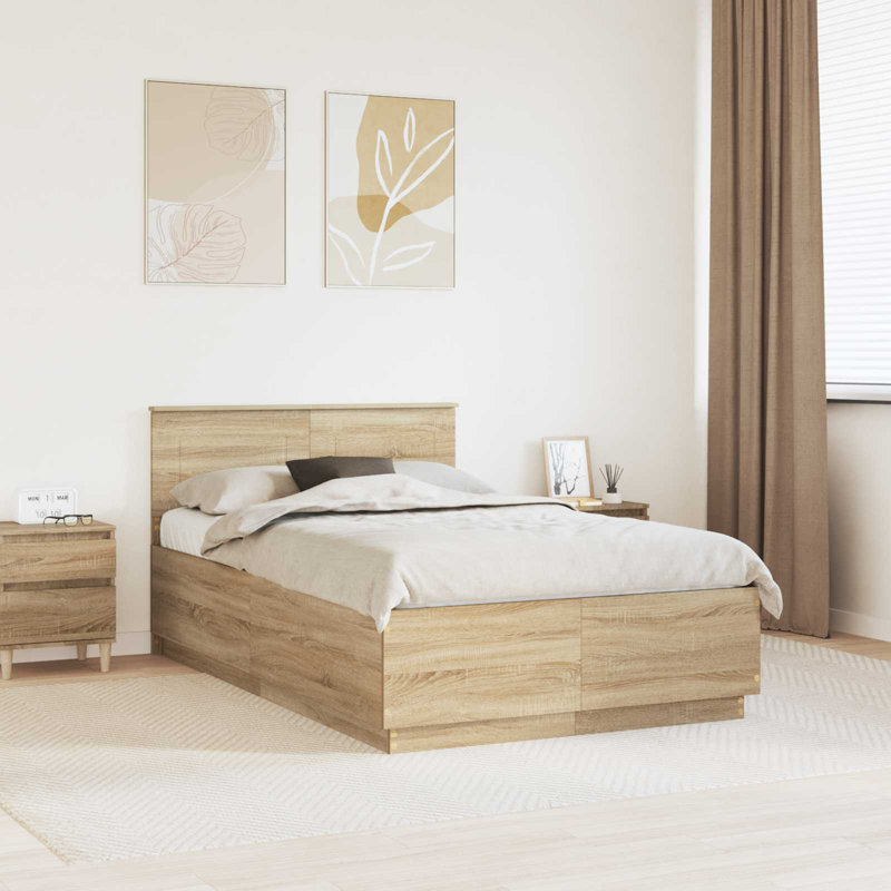 Bed, Sonoma Oak, Small Double (4')