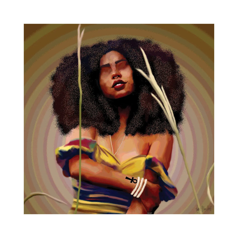 Sativa by Faith With An E - Wrapped Canvas Print, 30.48 cm H x 30.48 cm W