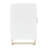 Palm Gate Nightstand - Cloud White
