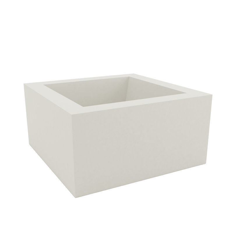 Pot à fleurs en résine Land, H 11,75 po x l 31,5 po P 31,5 po