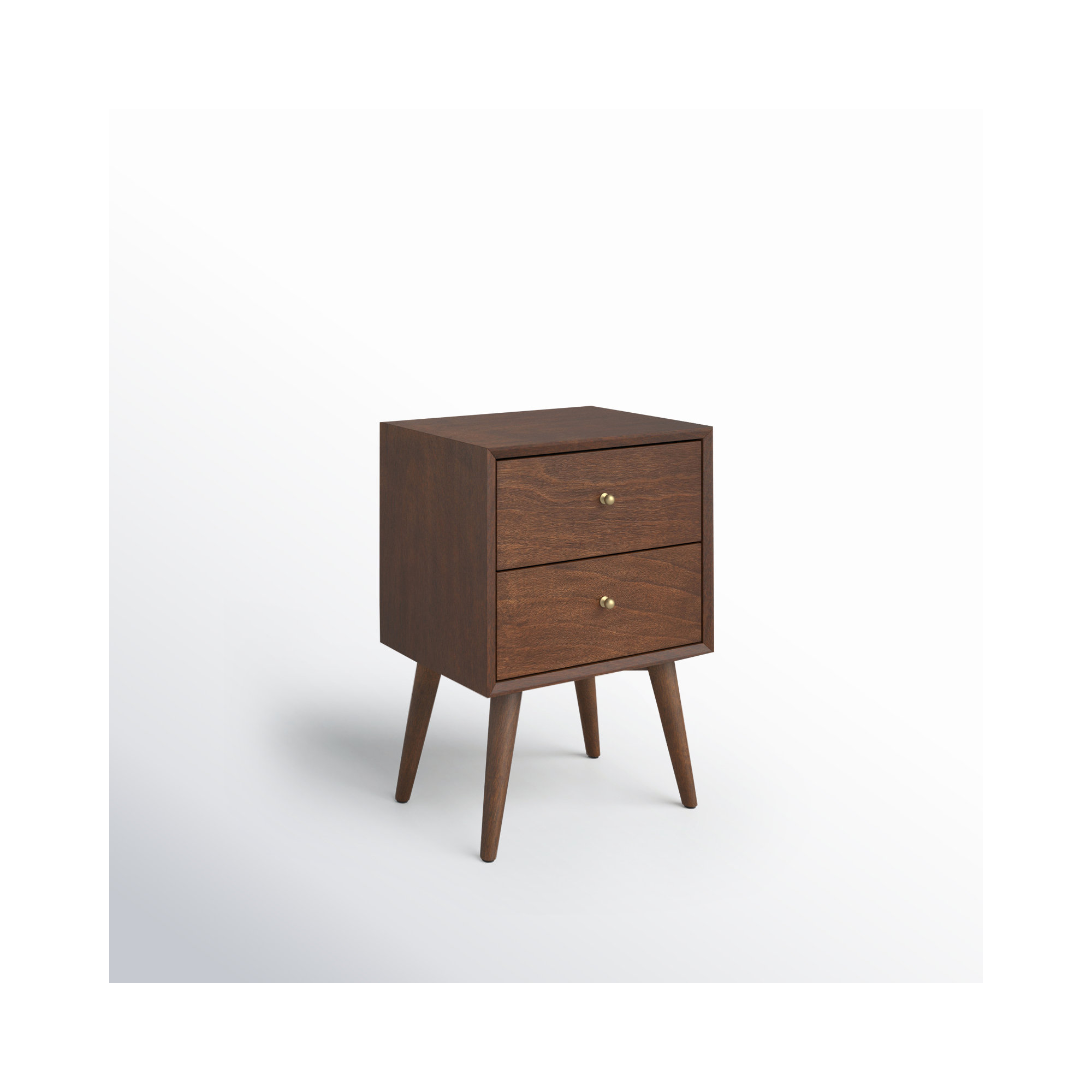 Williams 2-Drawer Nightstand, Walnut
