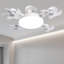 Ventilateur de plafond avec lumières et télécommande, E26 E27 3 vitesses 3 couleurs, 2 minuteries